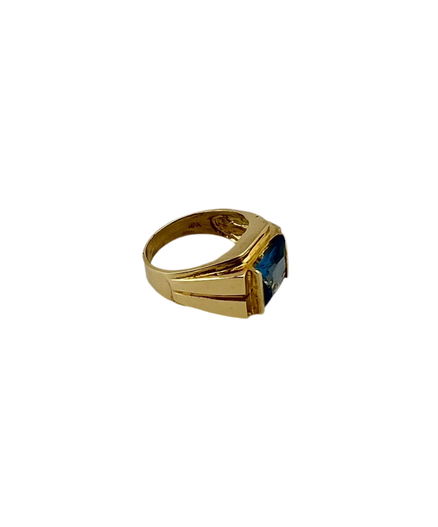 ANILLO CON PIEDRA ORO 10K