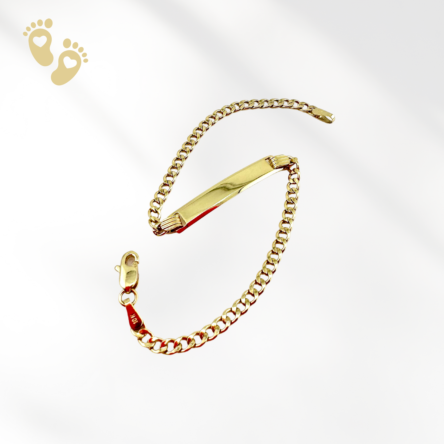 Manilla personalizada para para niños unisex oro 14k