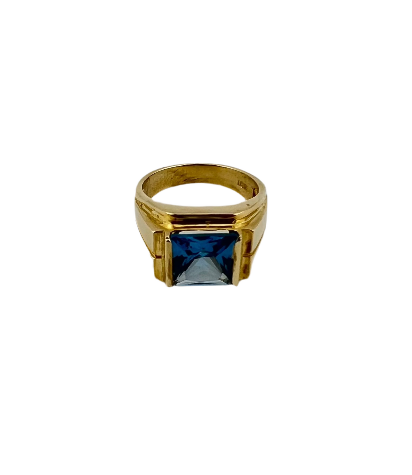 ANILLO CON PIEDRA ORO 10K
