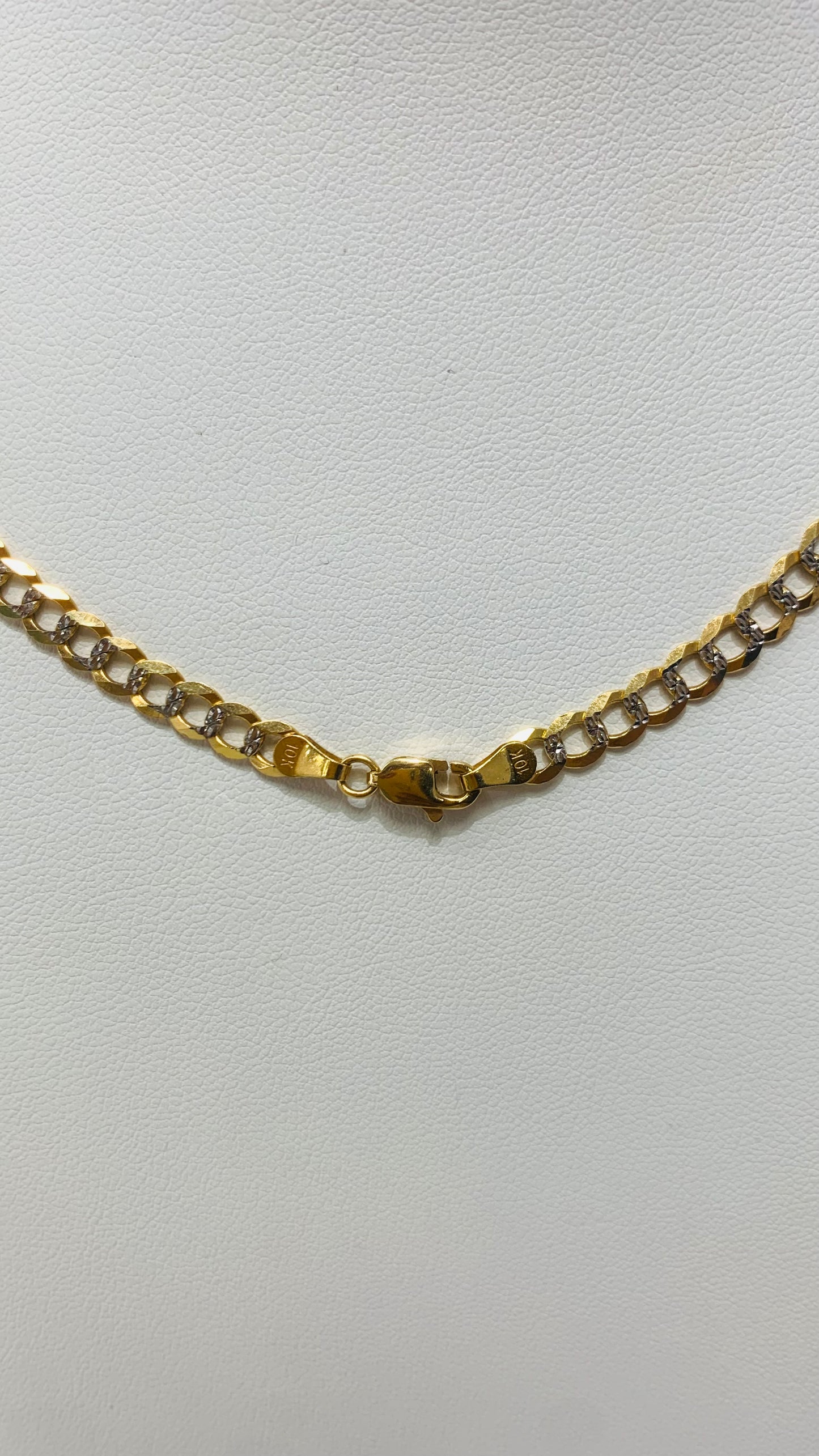 10k gold cuban style chain