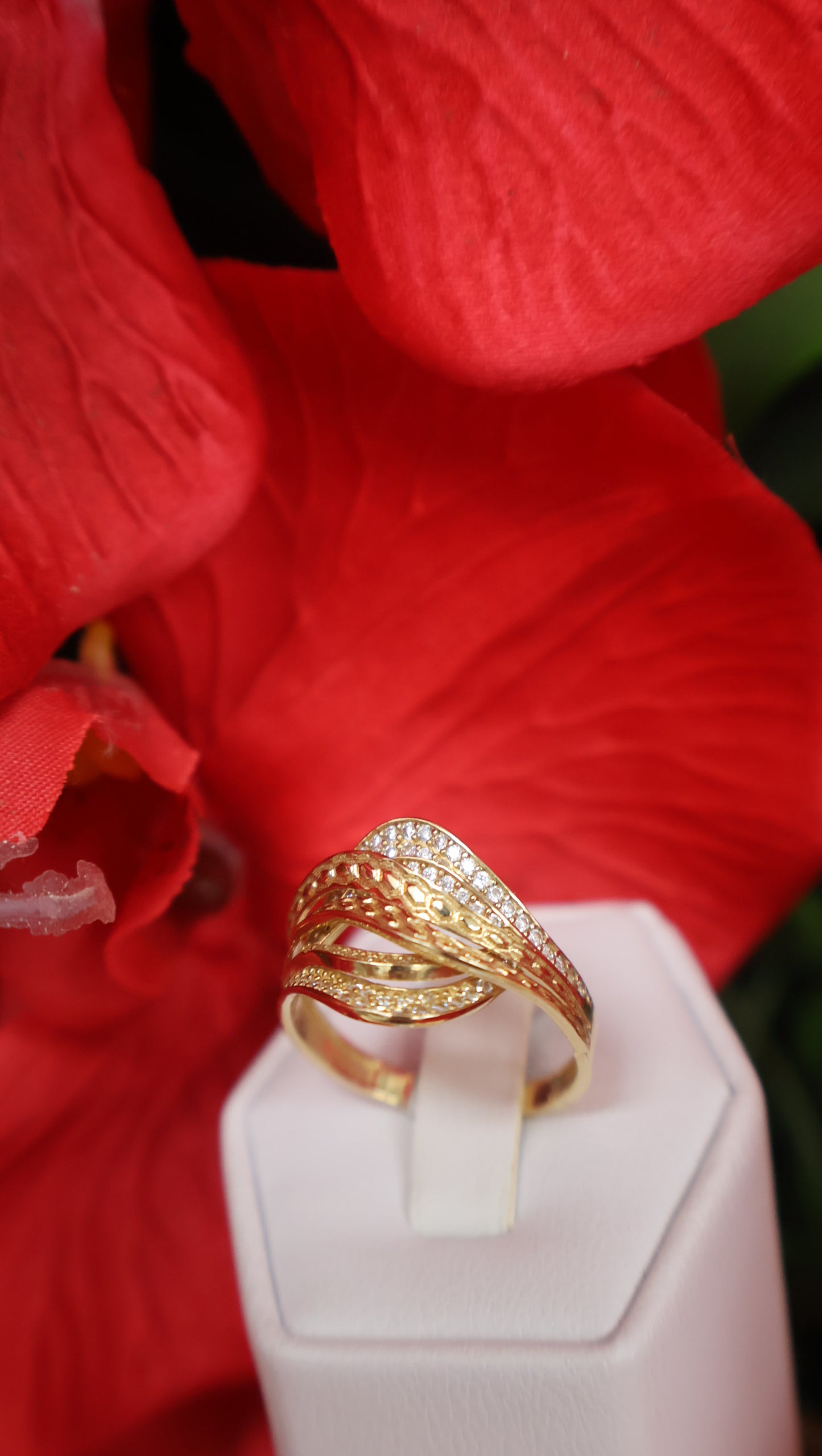 anillo 14k continental de mujer