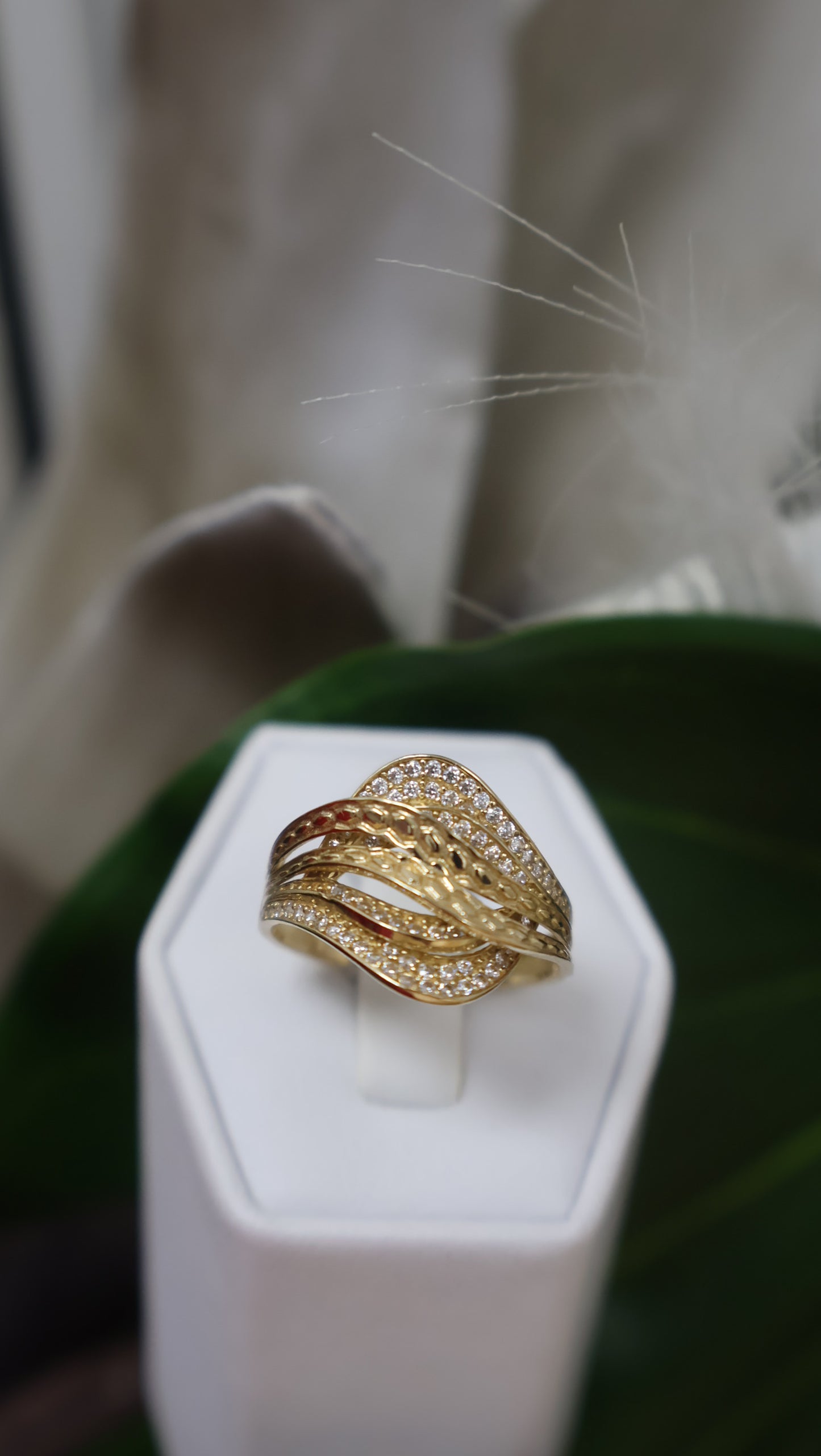 anillo 14k continental de mujer