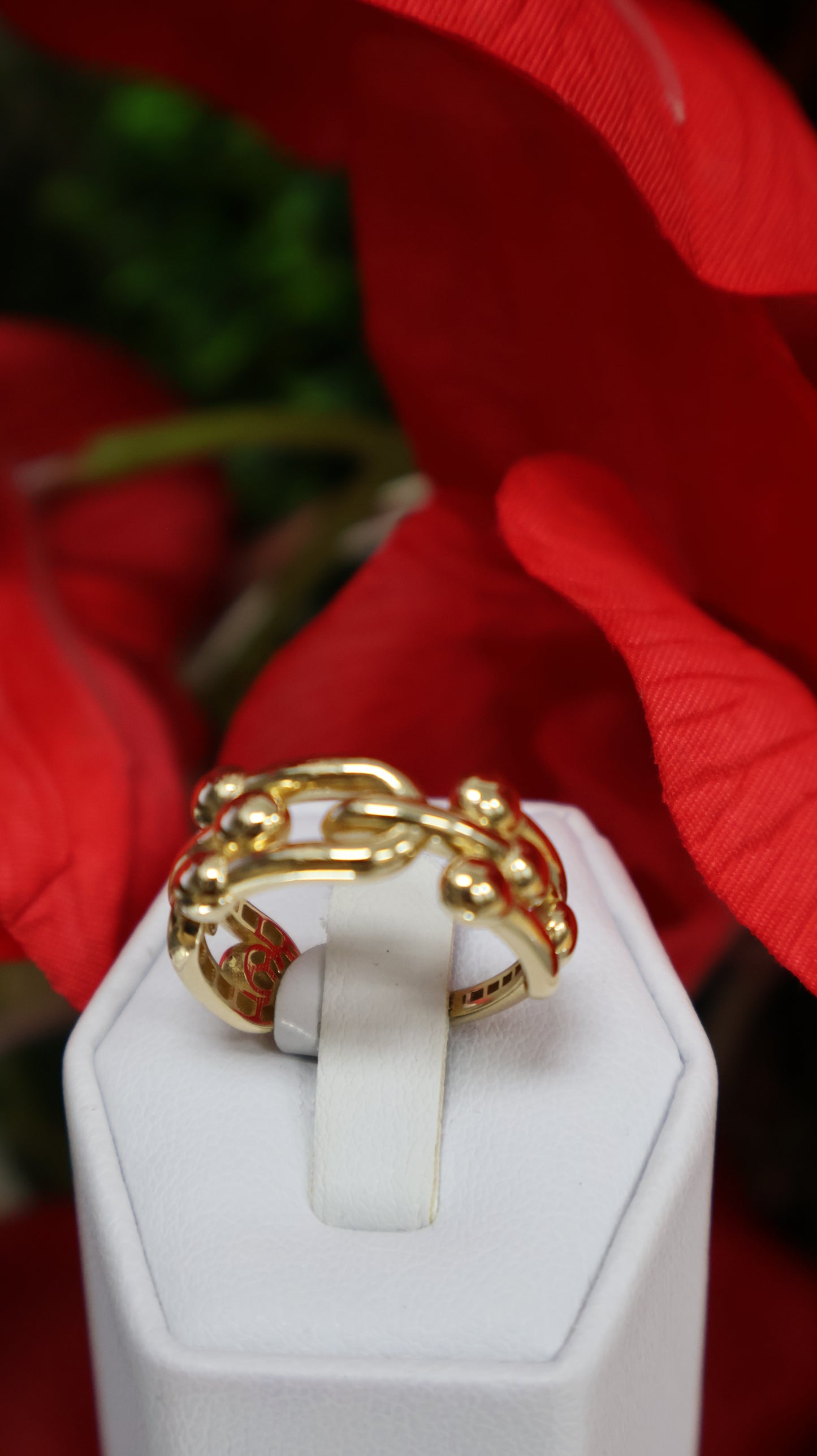 anillo de mujer 14k p.c .enlasado