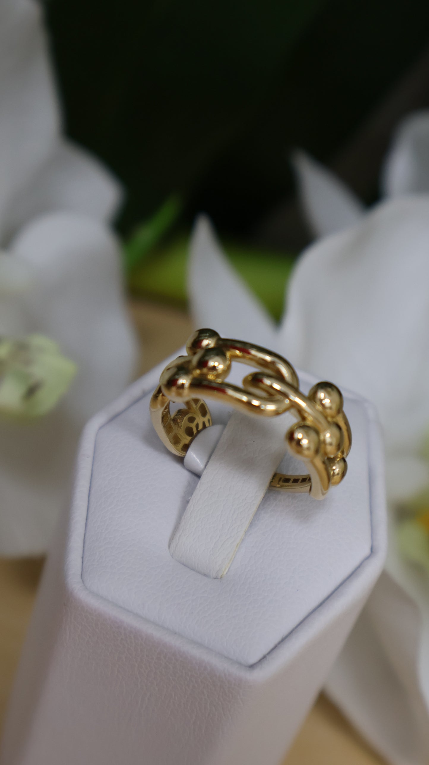anillo de mujer 14k p.c .enlasado