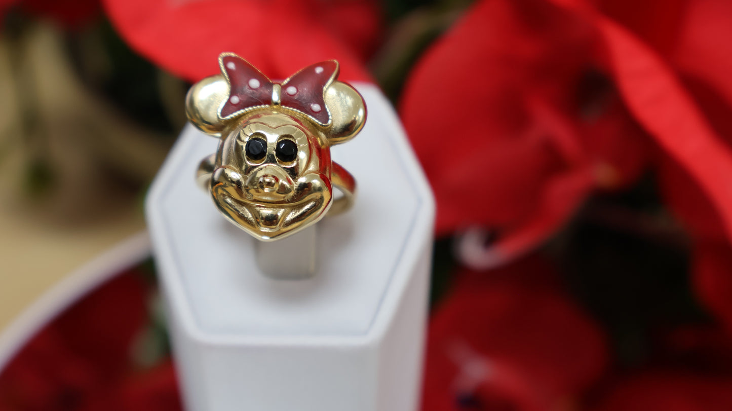 anillo de mujer 14k de minni