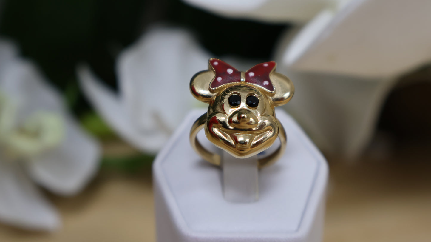 anillo de mujer 14k de minni