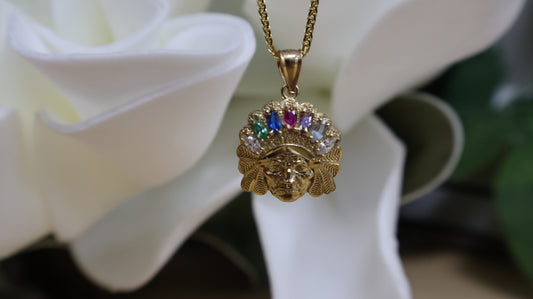 Anillo de mujer de indio en oro 10k