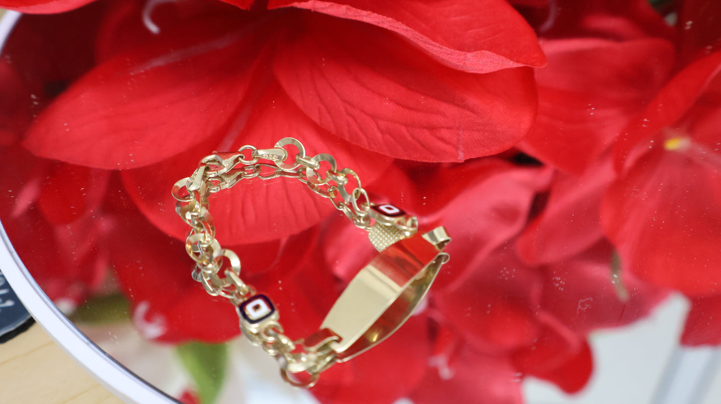 Manillas para ninos y ninas en oro 14k