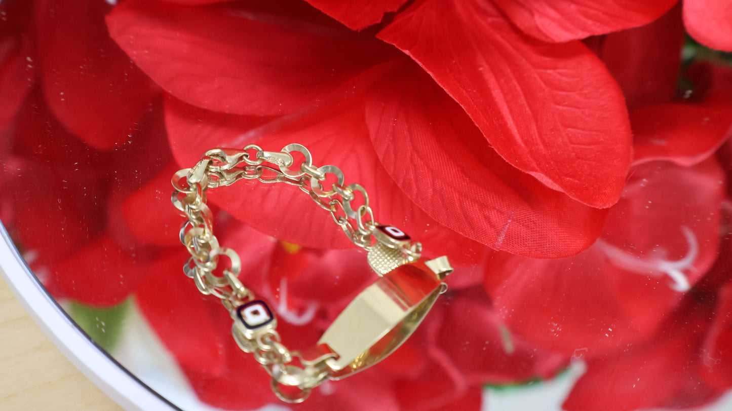 Manillas para ninos y ninas en oro 14k