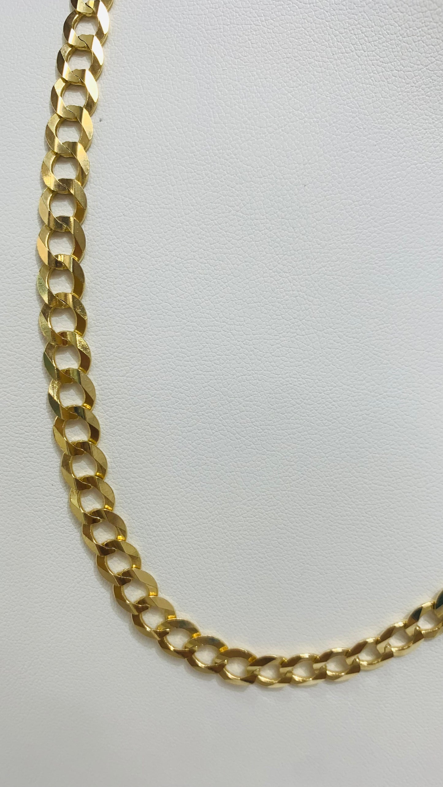 cadena de oro 10k estilo cubano