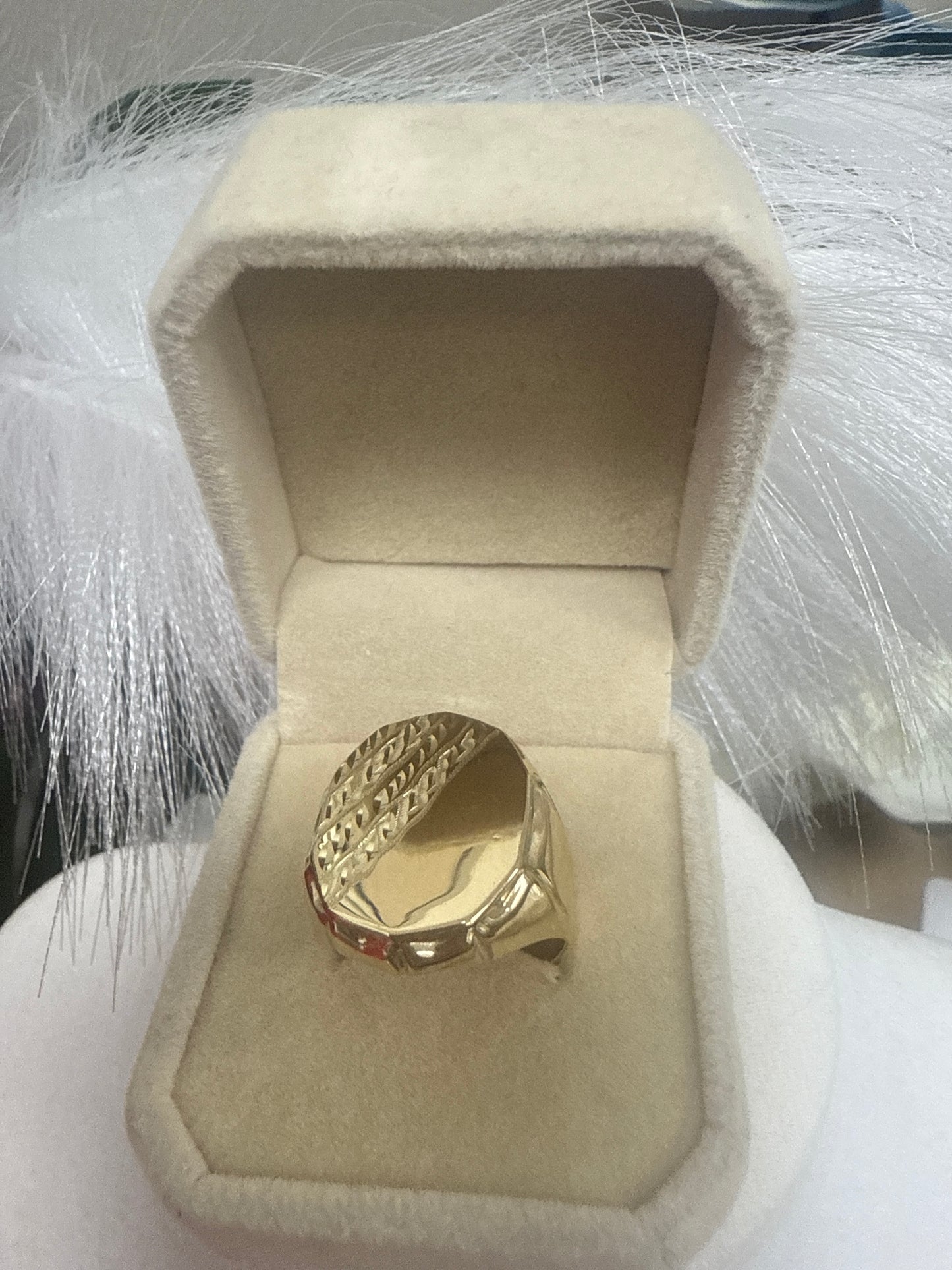 Anillo de hombre de oro 10k