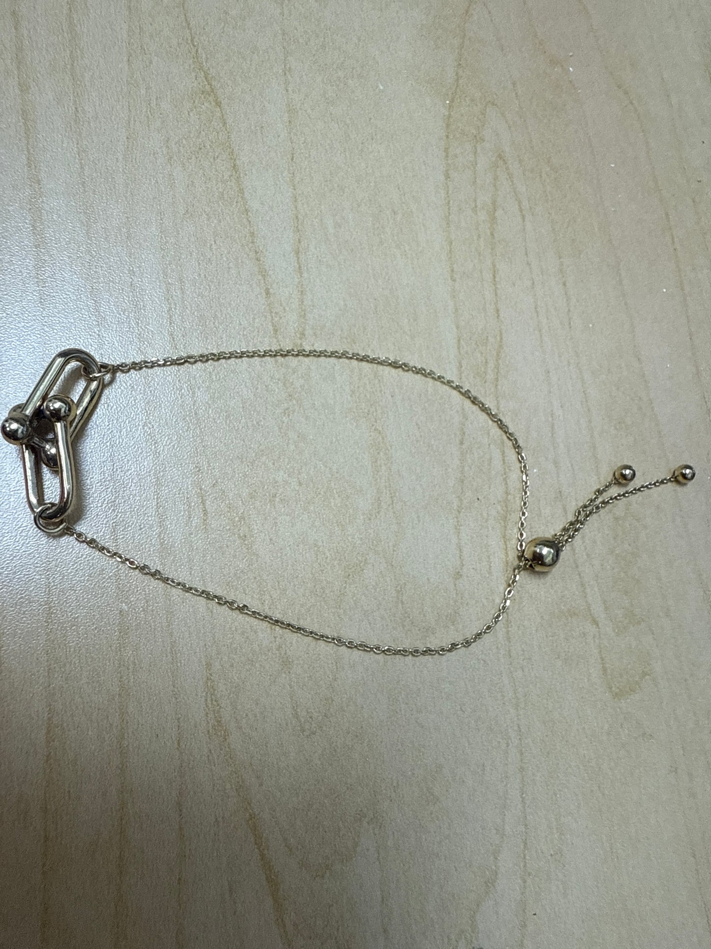 Esclava de mujer tejido chino en oro 14