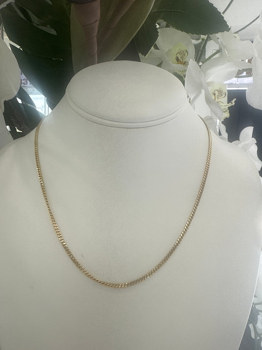 Hammered Chain with Saint Lazarus Pendant