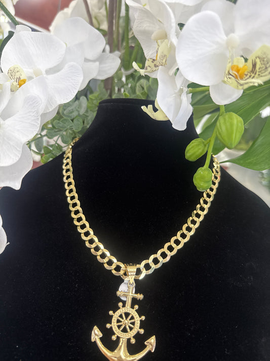 Cadena Elegante  para mujer y para hombre de eslabon corte brillo 10k
