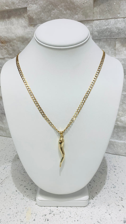 10k gold cuban style chain