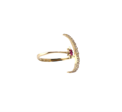 Anillo de mujer oro 14 k