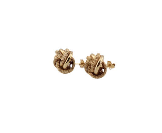 Aretes Rosetta en oro 10k