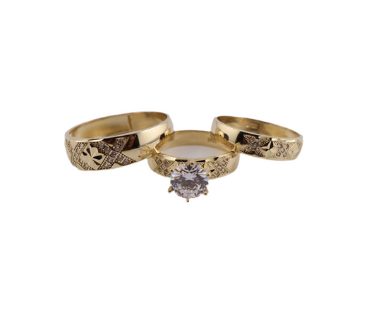 Anillo de Matrimonio Triple X