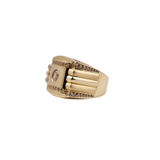 ANILLO CON PIEDRA ORO 14K