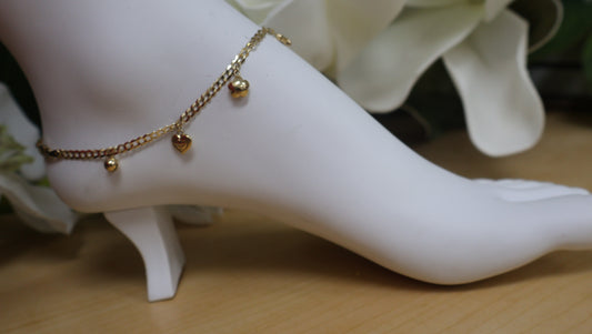 Tobilleras para mujer en oro 14k con disenos de , sol , estrellitas , luna  ,elefante ,corazon