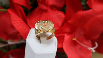 anillo de 10k de hombre con insignia de rolex