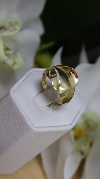 anillo de mujer 10k de banda moderno
