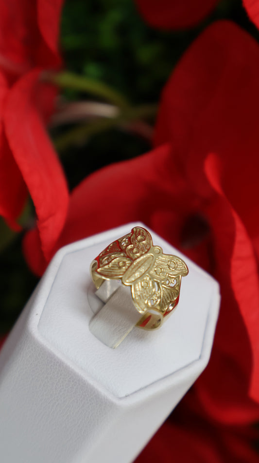 anillo de mujer 10k de maripoza