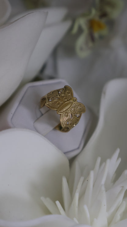 anillo de mujer 10k de maripoza