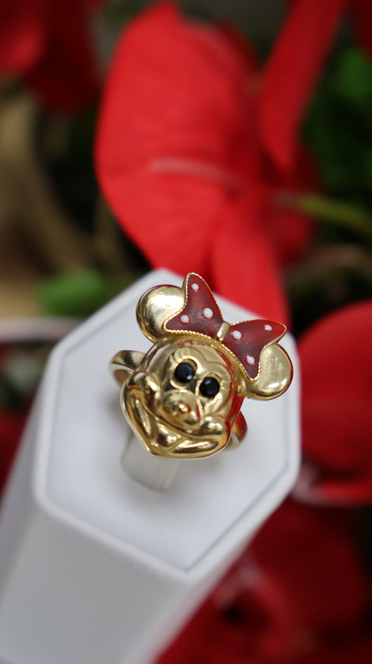 anillo de mujer 14k de minni