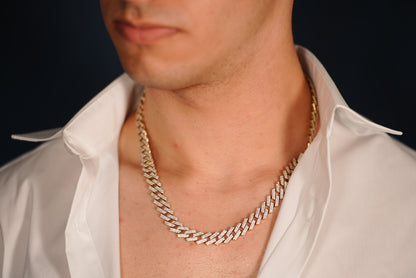 Monaco Style Chain with Zirconia