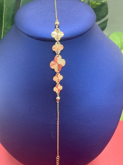 Manilla de mujer bien fina para vestir 10k