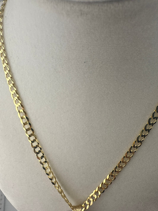 cadena corte brillo de 10k